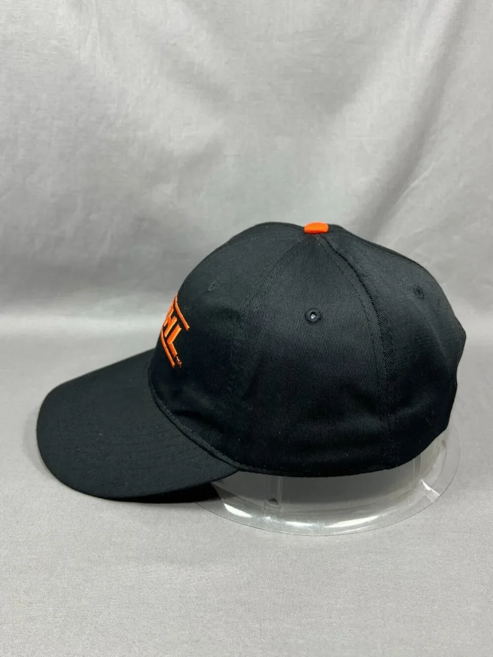 Team Stihl Outfitters Strapback Hat Black Chainsaw Equipment Adjustable Mens Cap